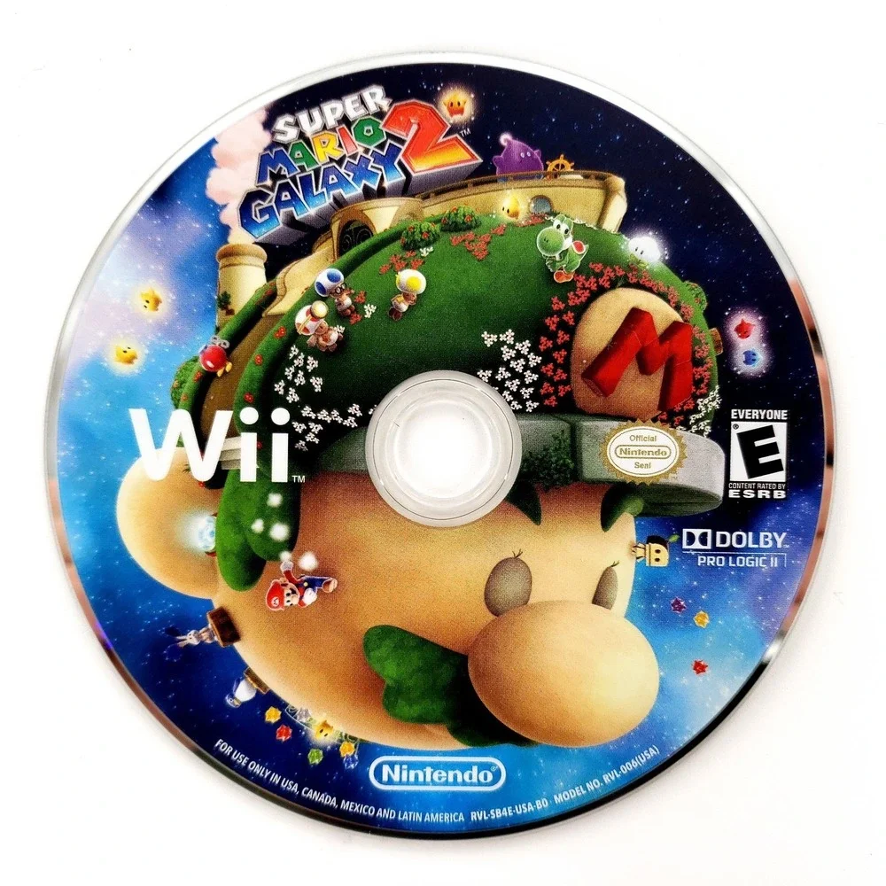 Super Mario Galaxy 2 (Nintendo Wii, 2010) Complete Tested & Works